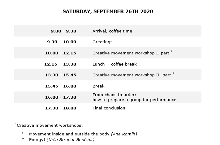 Joint Module I: Artist-trainers exchange